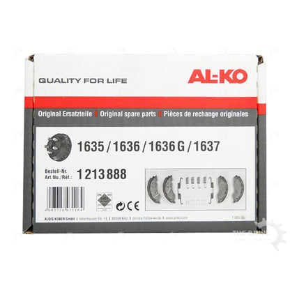 AL-KO Bremsbacken Satz 1213888 für 1635 / 1636 / 1636G / 1637 160x35mm