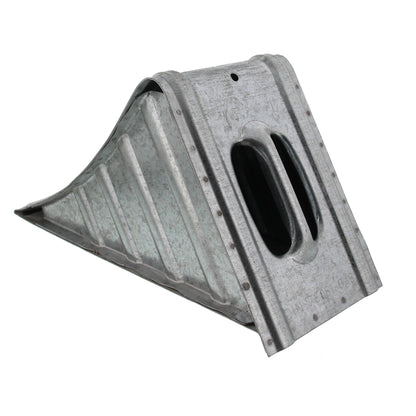 Wheel chock galvanized DIN 76051-G46