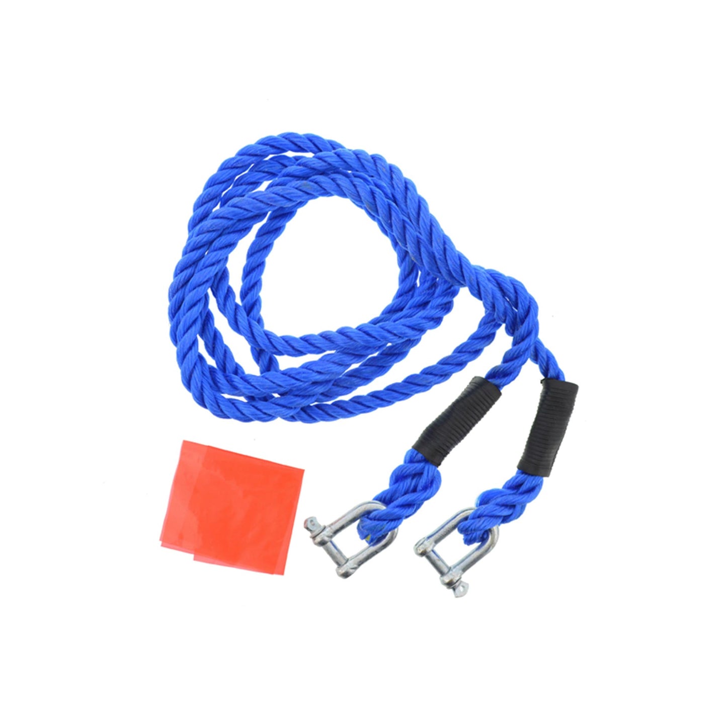 Tow rope Polypr 4000 kg M with shackle blue