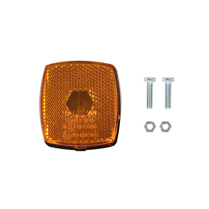 Radex 910 marker light clearance light position light YELLOW 66x62mm