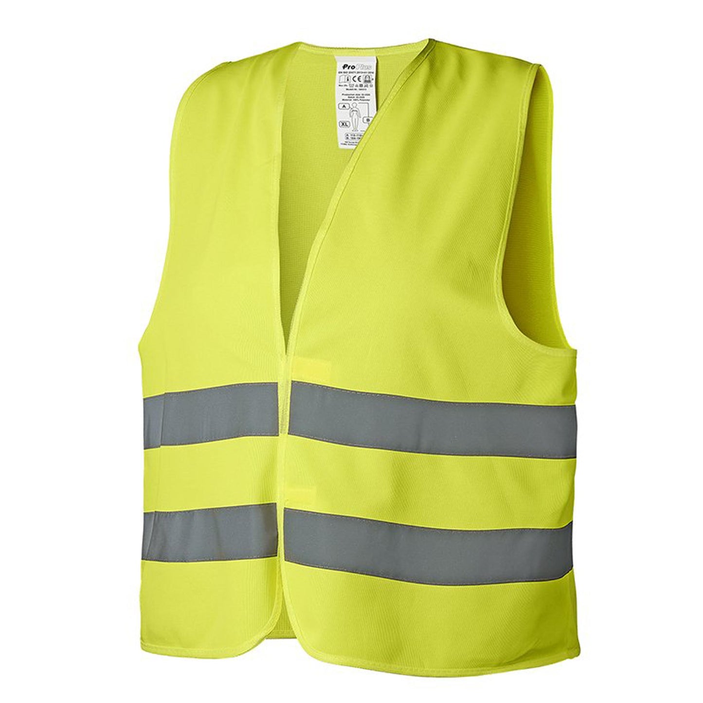 Safety vest YELLOW EN 20471(:2013)