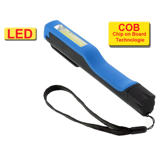 Pen light Blau COB mit Magnet