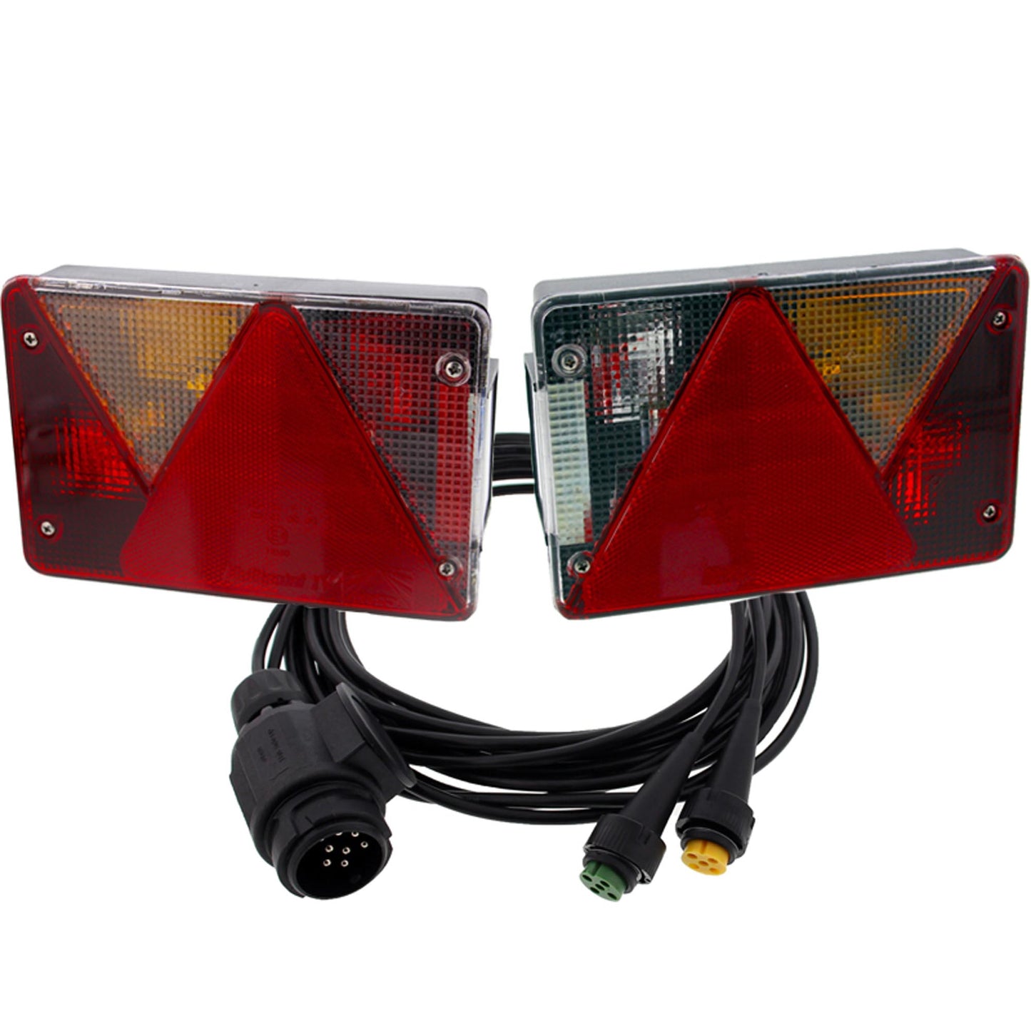 Aspöck set Multipoint 4 IV Re + RFS / Li + NSL rear lights + connection cable 13pol