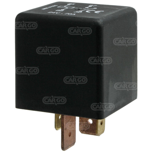 Relay 24V 70A 4-pin working current relay