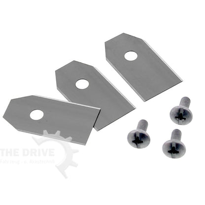 3x blades with screws Husqvarna G2 G210 G220 G230 G260