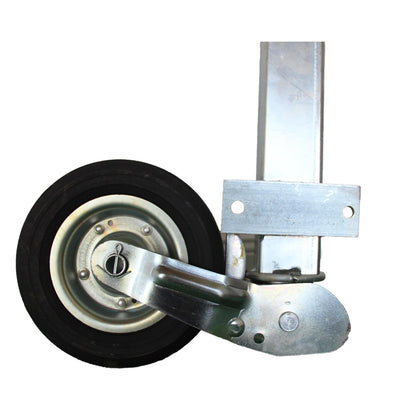 Automatic support wheel 60mm square, 2-hole, 400kg support load