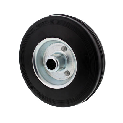 Solid rubber tires on steel rims 140x37.5-50mm