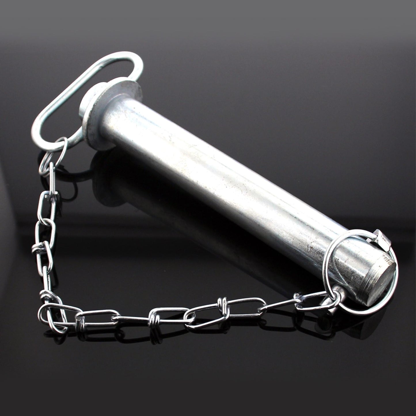 Top link pin with handle &amp; chain Cat.3 L. 187mm