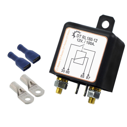 Separating relay DT RL180/12 incl. 2 eyelets up to 10mm² and 2 cable lugs