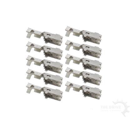 10x Crimpverbinder für Flachsicherungshalter "Steckfahne" 1-1,5mm²