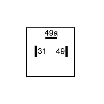 12V SIMA Blinkrelais 21-150W 3-polig FL010