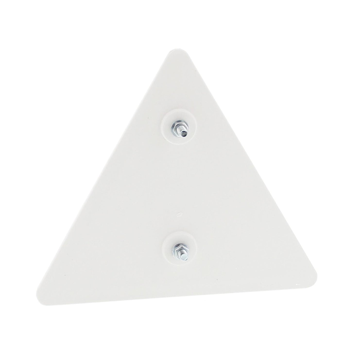 Triangular reflector for screwing on, red/white