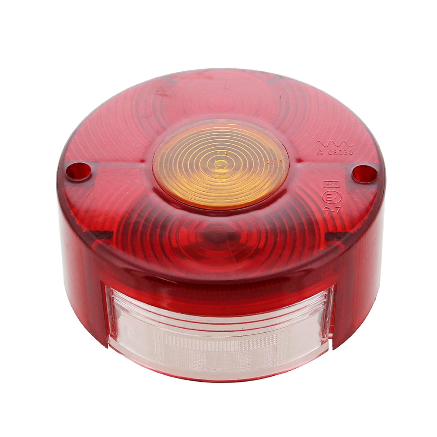 Lens for GDR trailer rear light with license plate number