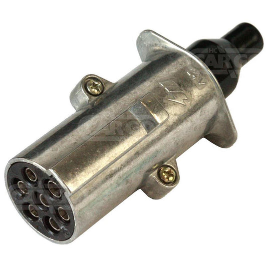 Stecker 24V 7-Polig Typ N schwarz für LKW