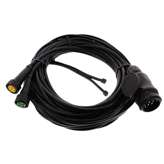 8m Aspöck connection cable 13-pin with DC outlet. 6m