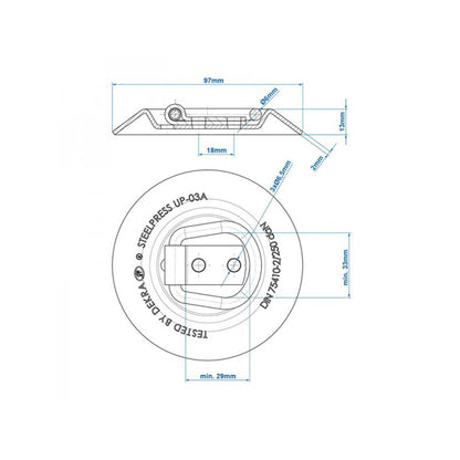 round lashing trough SPP UP-03A