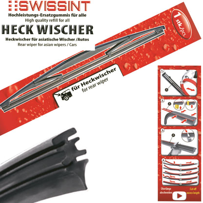 AS42 Swissint 1x Ersatzgummi für Asiatischen Heckwischer 420mm - TMN - shop.de