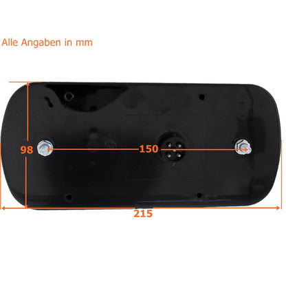 Aspöck Midipoint 2 II Rückleuchte Rechts mit RFS - TMN - shop.de