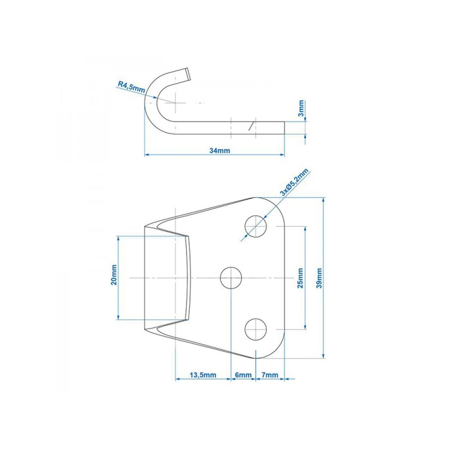 Gegenhalter für Exzenterverschluss SPP Z - 11A - TMN - shop.de