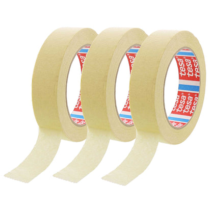 TESA masking tape standard pack of 3 50m x 25mm