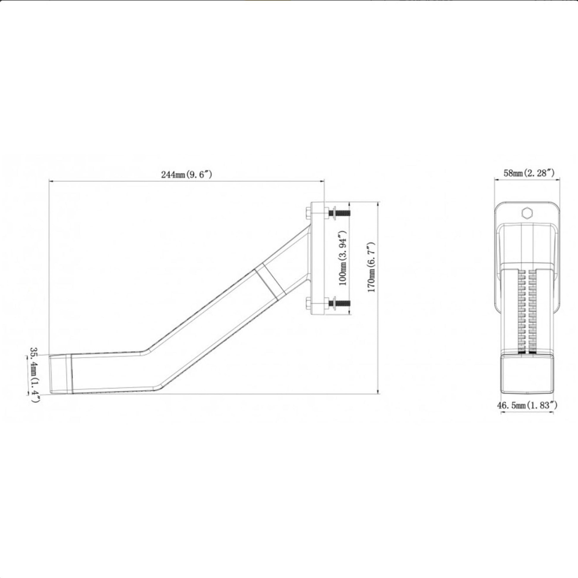 LED Anhänger Seiten - Arbeitsscheinwerfer Rangierlicht Set Li / Re - TMN - shop.de