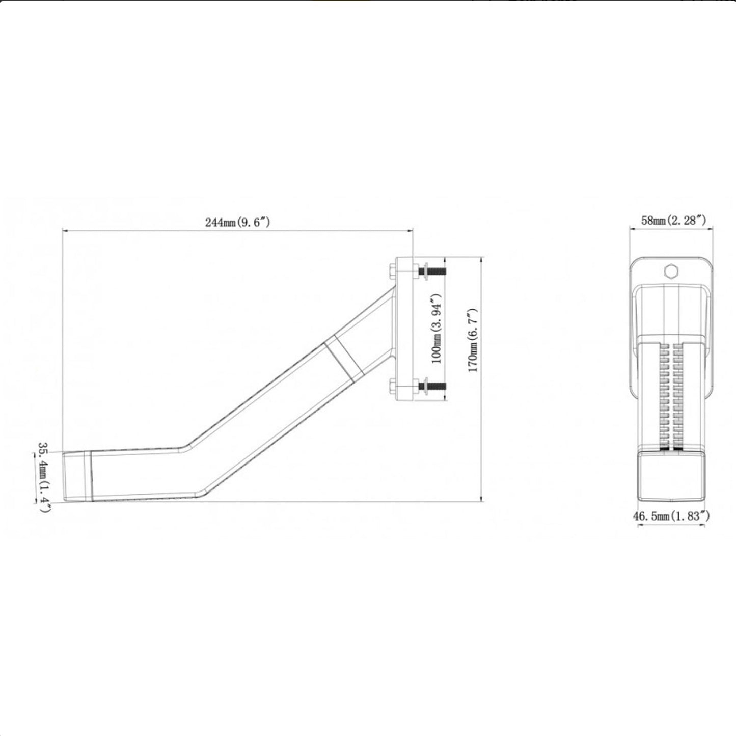 LED Anhänger Seitenbeleuchtung links 12 - 24Volt - TMN - shop.de