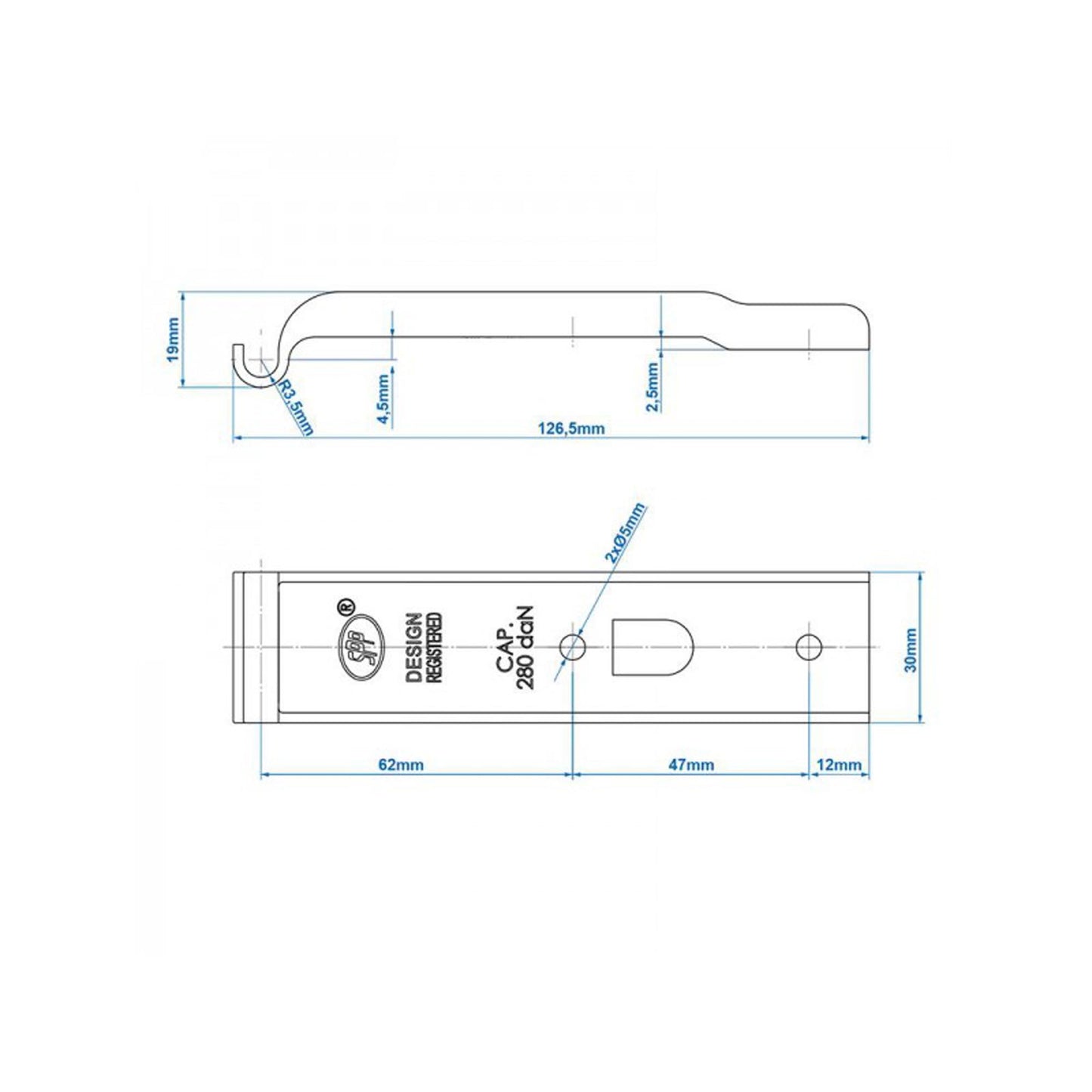 Gegenhalter für Exzenterverschluss SPP Z-02