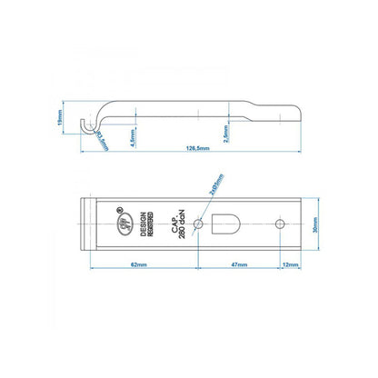 Gegenhalter für Exzenterverschluss SPP Z-02