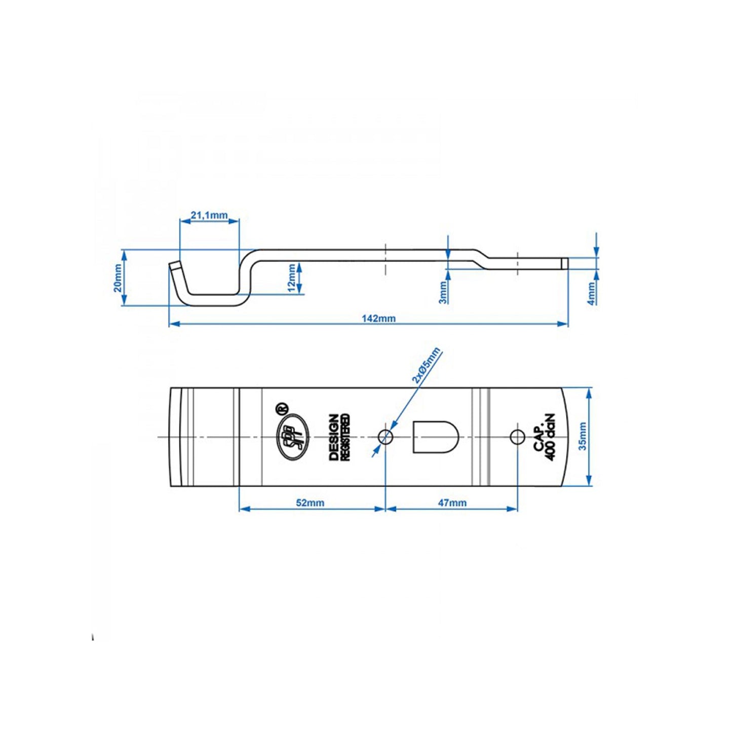 SPP Gegenhalter für Exzenterverschluss Z-02A