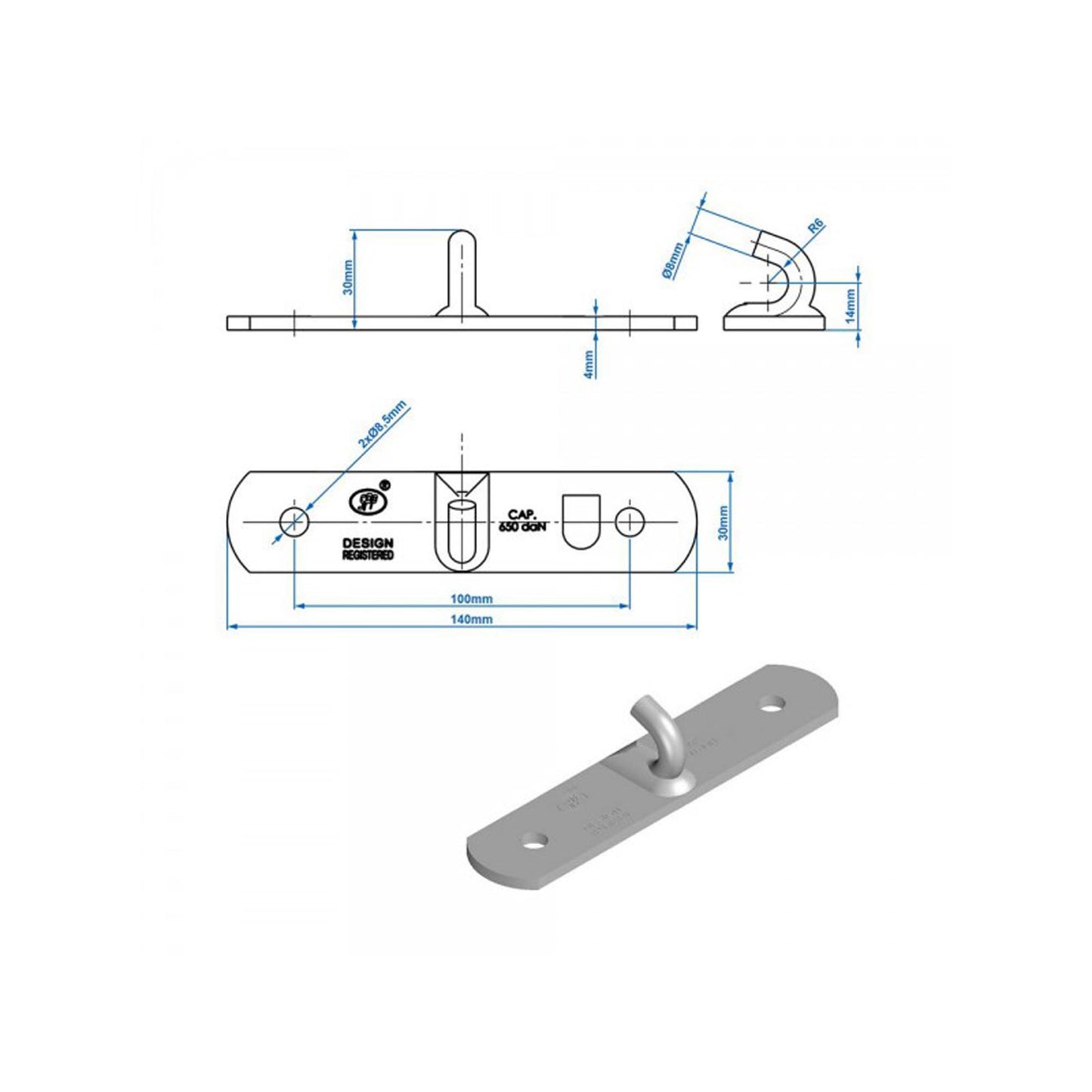 SPP Gegenhalter für Exzenterverschluss Z-03