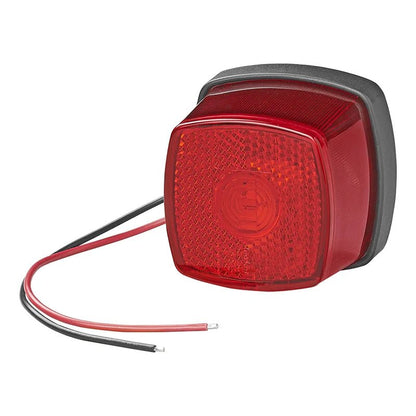 Positionsleuchte 12 - 24V Rot 61 x 61 mm LED - TMN - shop.de