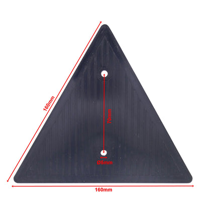 Triangular reflector RED reflector screwable