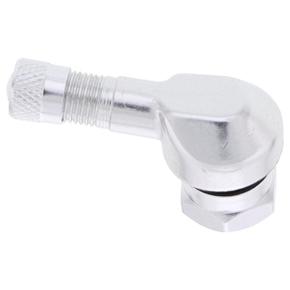 Aluminum screw valve angled 90° motorcycle