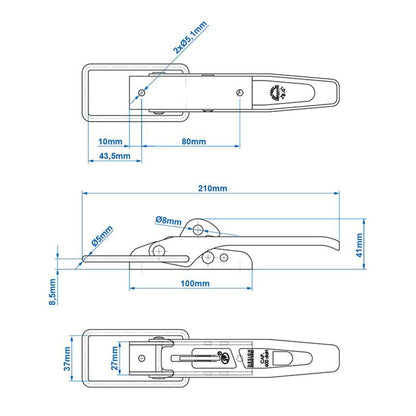 SPP tension lock set ZB-01 / Z-01