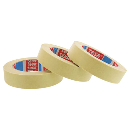 TESA masking tape standard pack of 3 50m x 25mm