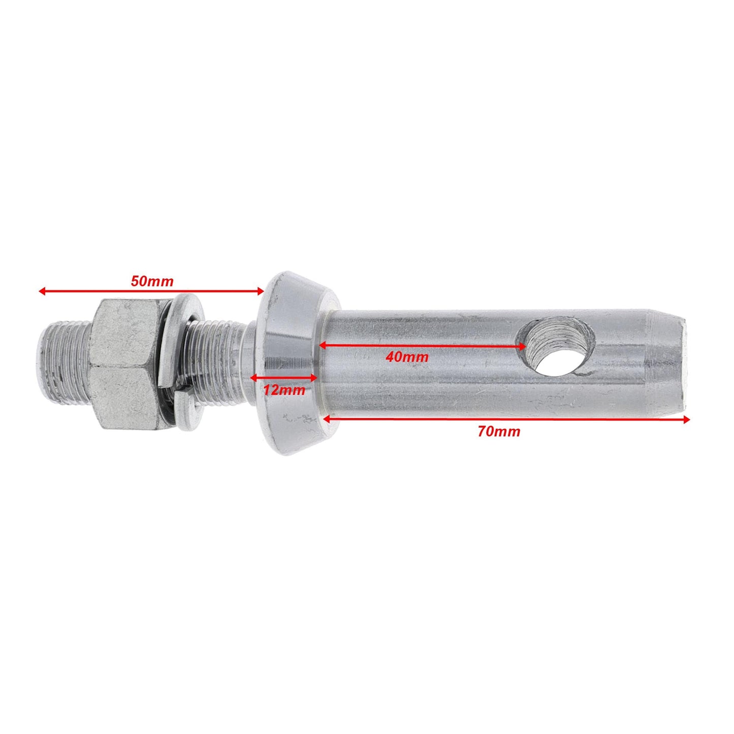 Unterlenkerbolzen zum Verschrauben Kat.1 Ø22mm L. 133mm M18x1,5 - TMN - shop.de