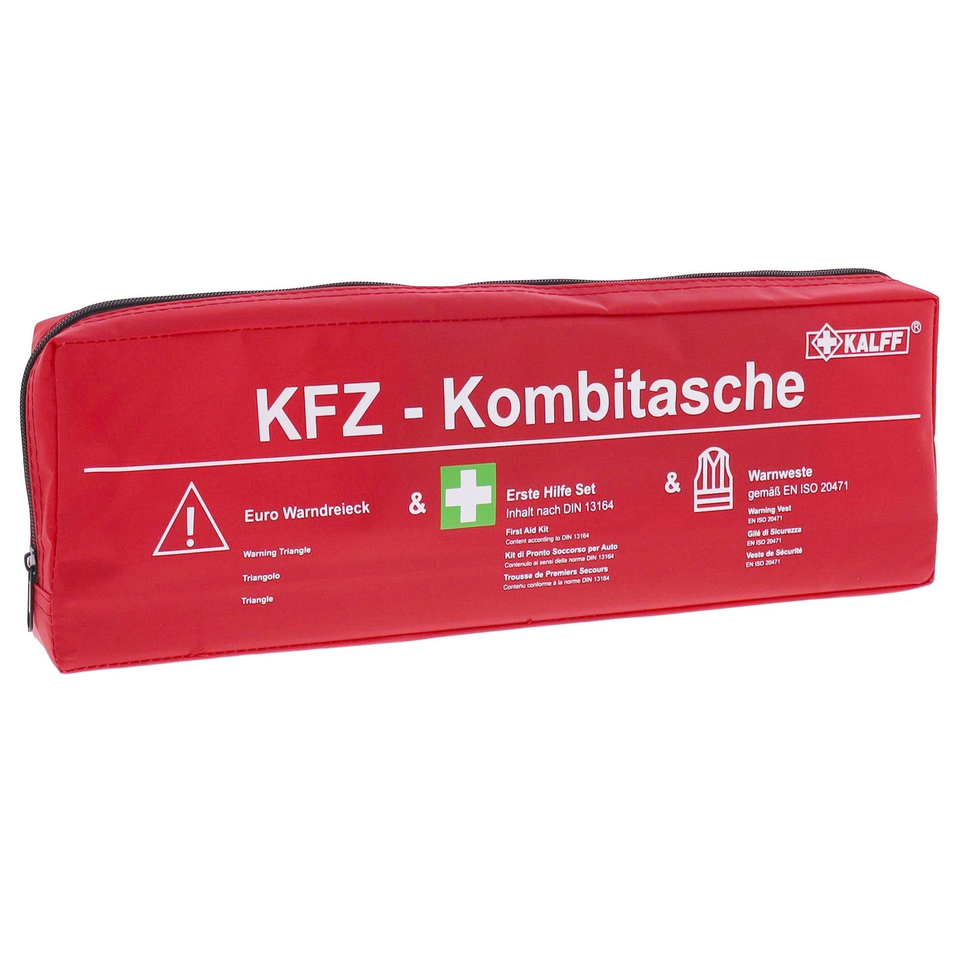 KFZ Verbandtasche nach DIN 13164:2022, rot