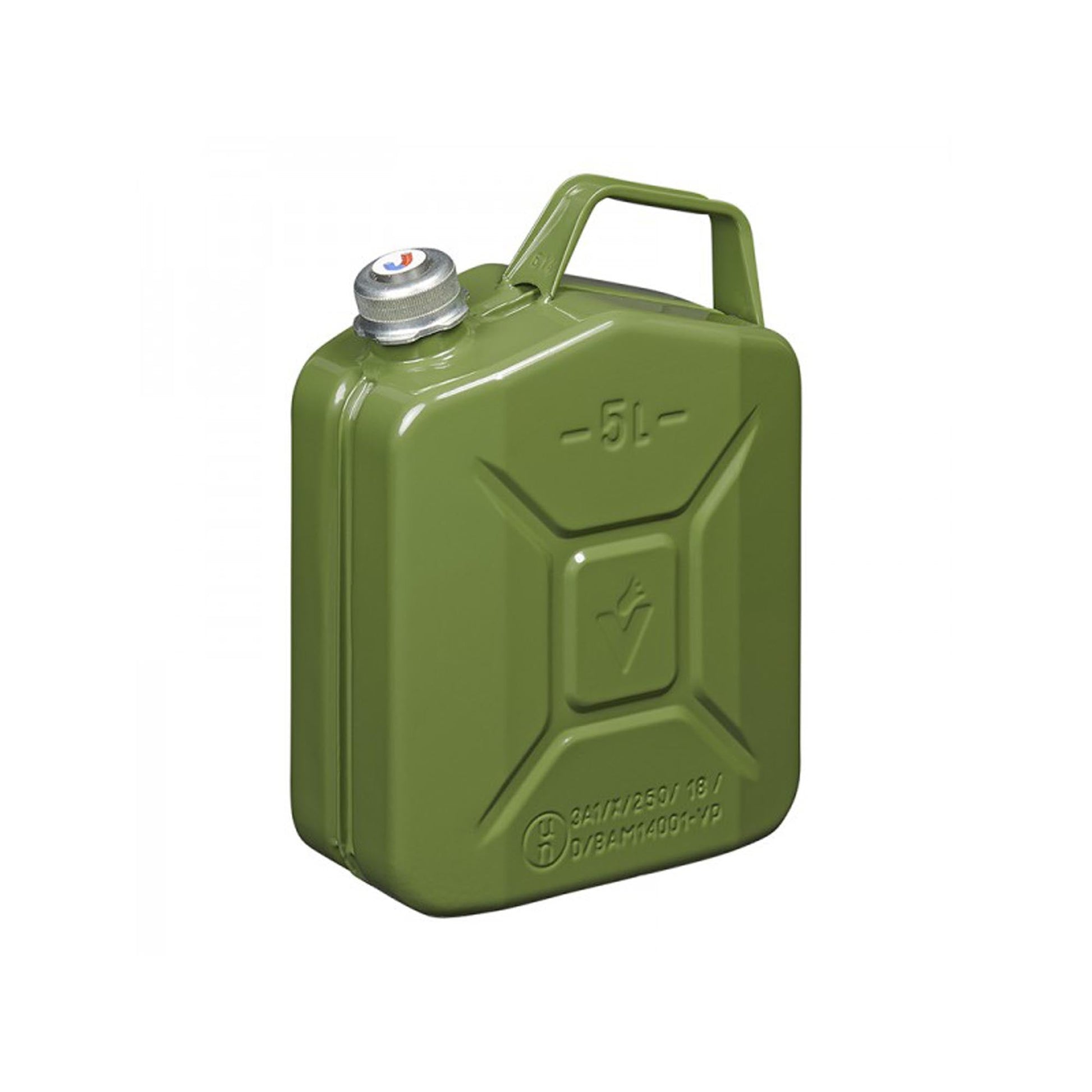 LEADZM 5/10 Liter Benzinkanister Kraftstoffkanister Metall Stahlblech  Kraftstoff Kanister mit Ausgießer flexibel, Grün (5 L): : Auto &  Motorrad